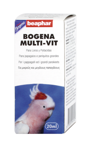 Beaphar - Bogena Multivit Papegaai, 50 ML